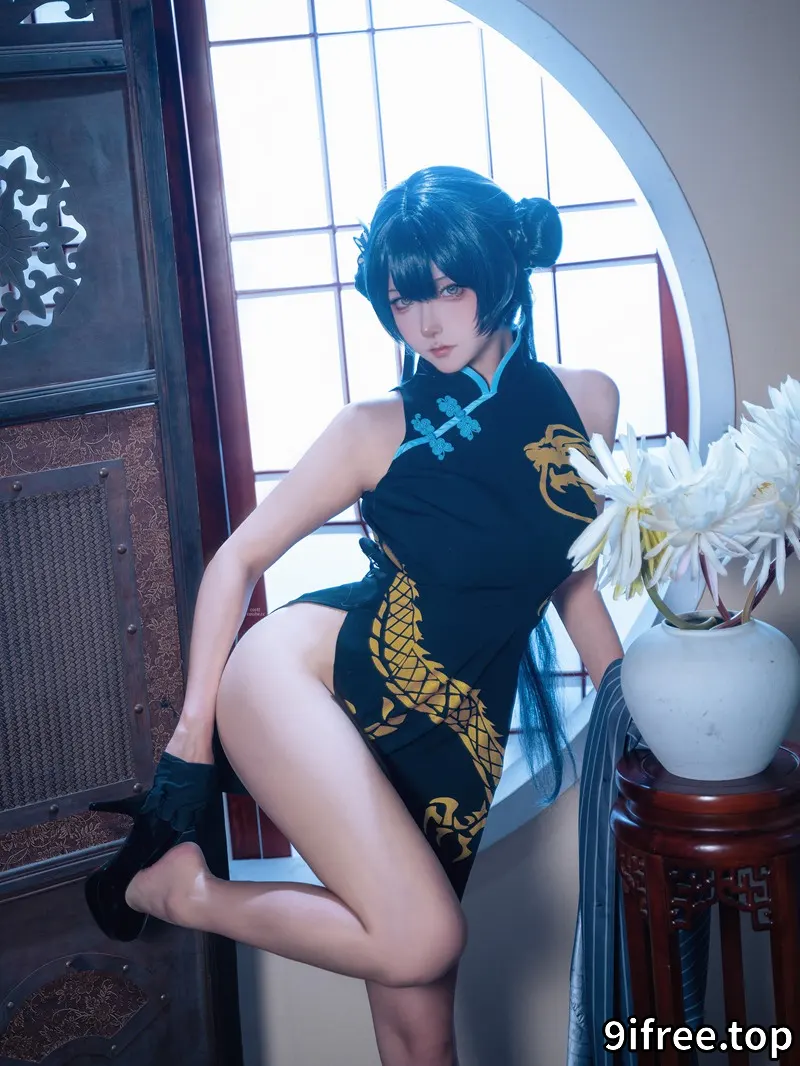 Seya-狮砸-蔚蓝档案 妃咲 旗袍 [12P-138MB] - 就爱免费-就爱免费