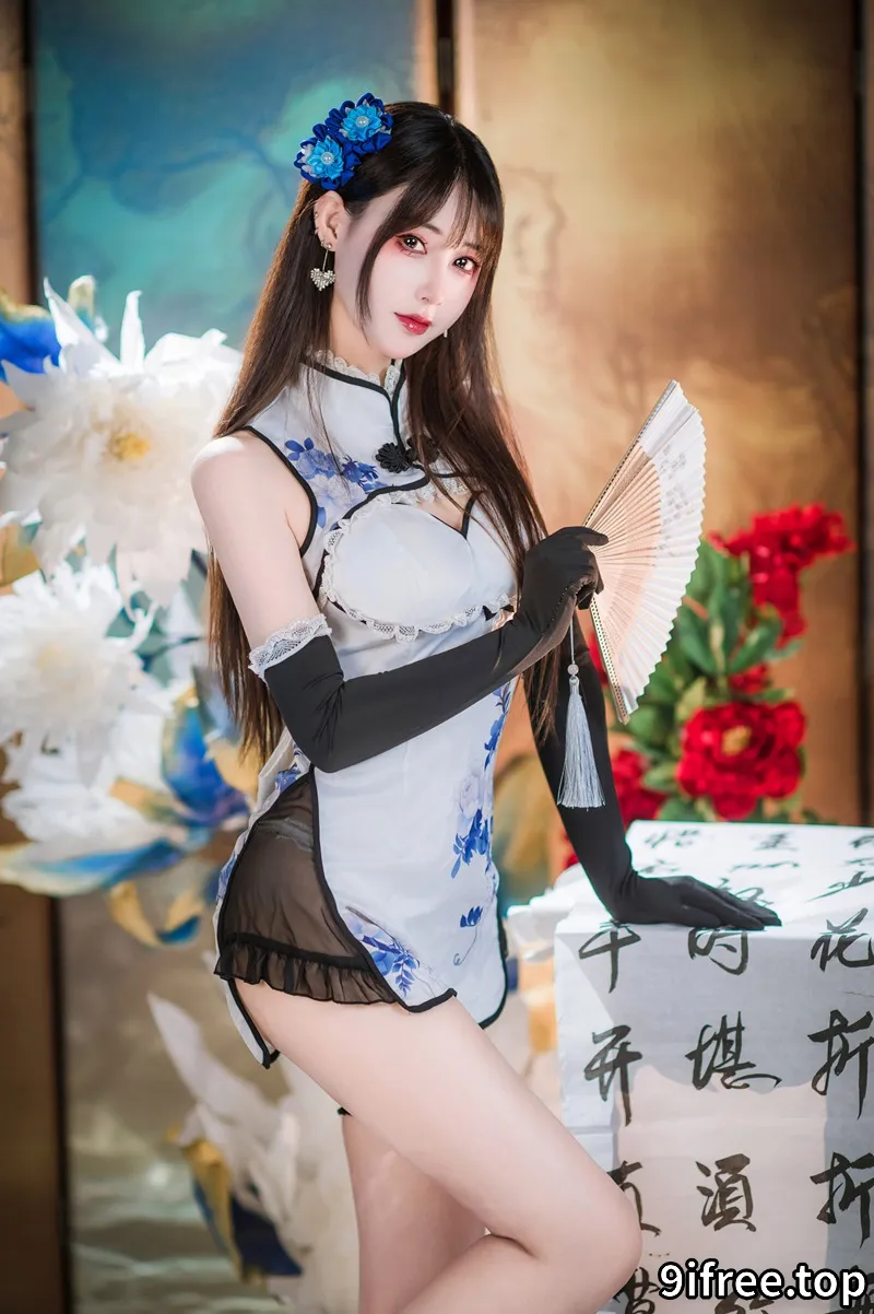 羽生三未-瓶儿·青花瓷旗袍 [25P-294MB] - 就爱免费-就爱免费