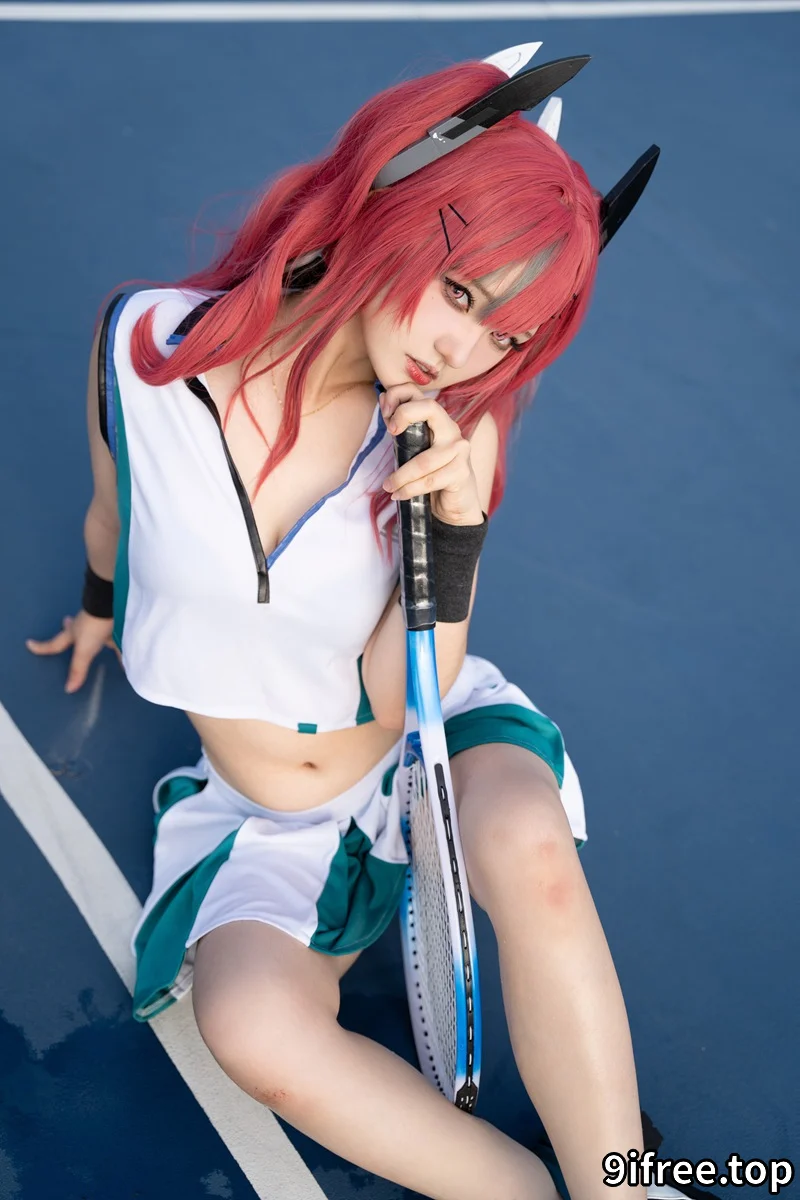 露Mercurius-i-碧蓝航线 布莱默顿·炙热的网球练习 [20P-270MB]-就爱免费