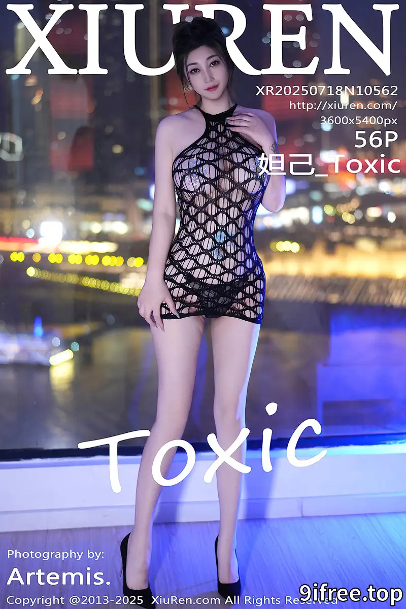 [XiuRen秀人网] NO.10562 女神妲己_Toxic黑色镂空情趣服饰露宝石内衣秀丰满身材诱惑写真 - 就爱免费-就爱免费