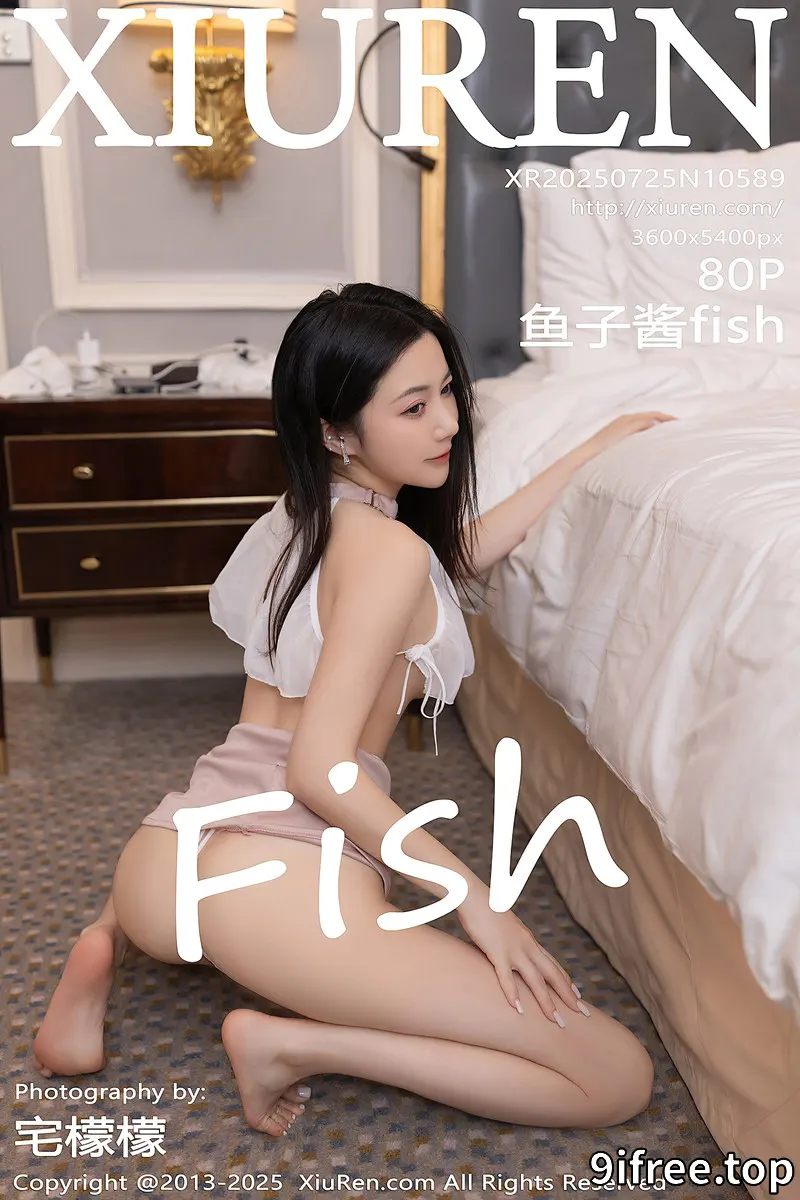 [XiuRen秀人网] NO.10589 模特鱼子酱Fish性感白色轻透上衣配白色丝袜秀曼妙身姿诱惑写真 - 就爱免费-就爱免费