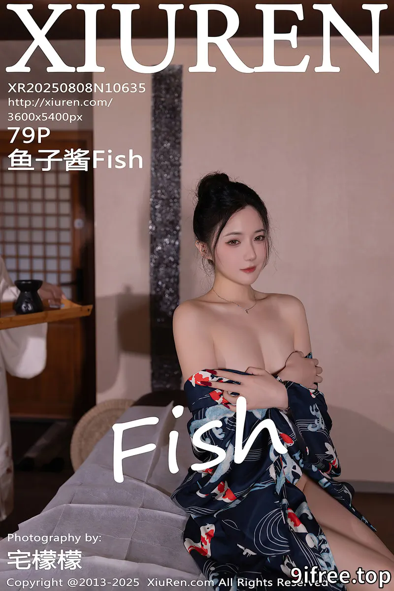 [XiuRen秀人网] NO.10635 模特鱼子酱Fish性感灰色衬衫露黑色内衣秀曼妙身姿完美诱惑写真 - 就爱免费-就爱免费