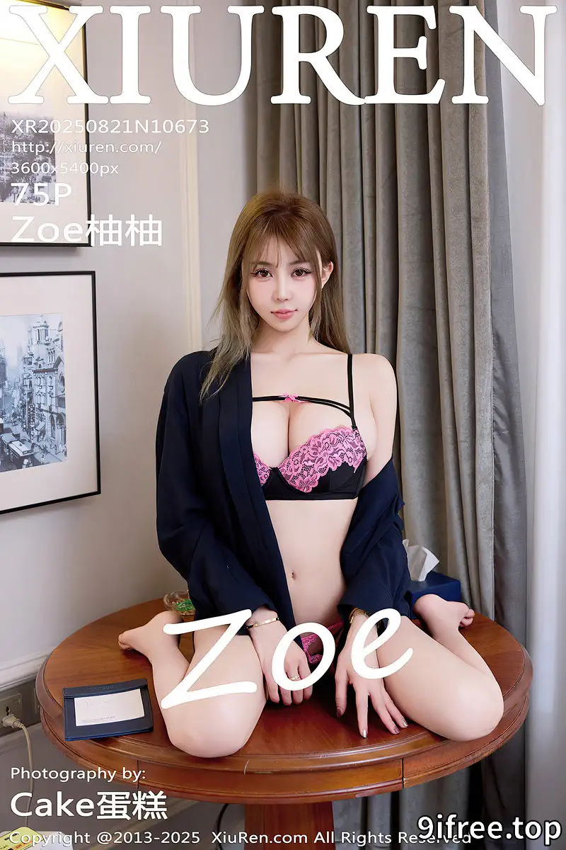 [XiuRen秀人网] NO.10673 模特Zoe柚柚性感深色衬衫露紫色情趣内衣秀凹凸身材诱惑写真 - 就爱免费-就爱免费