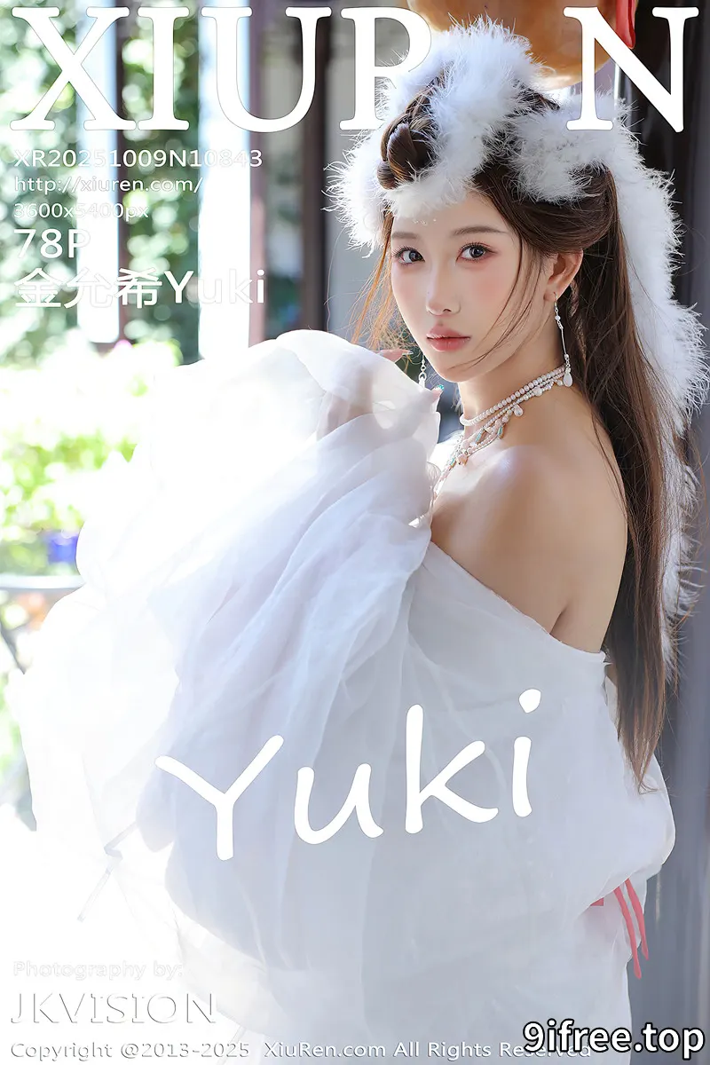 [XiuRen秀人网] NO.10843 模特金允希Yuki性感白色锦毛鼠装扮低胸秀丰腴身材完美诱惑写真-就爱免费