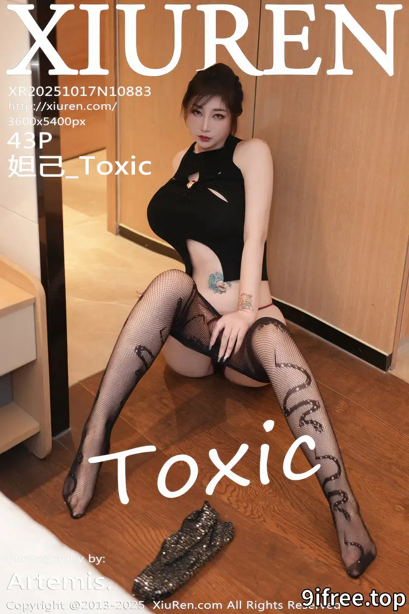 [XiuRen秀人网] NO.10883 女神妲己_Toxic性感黑色情趣服饰配黑丝网袜秀丰腴身材诱惑写真-就爱免费