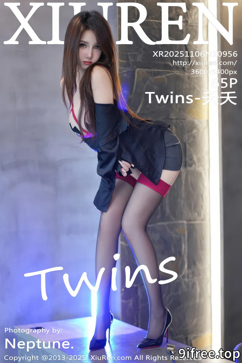 [XiuRen秀人网] NO.10956 模特Twins-夭夭性感红色情趣内衣配黑丝吊袜秀曼妙身姿诱惑写真-就爱免费