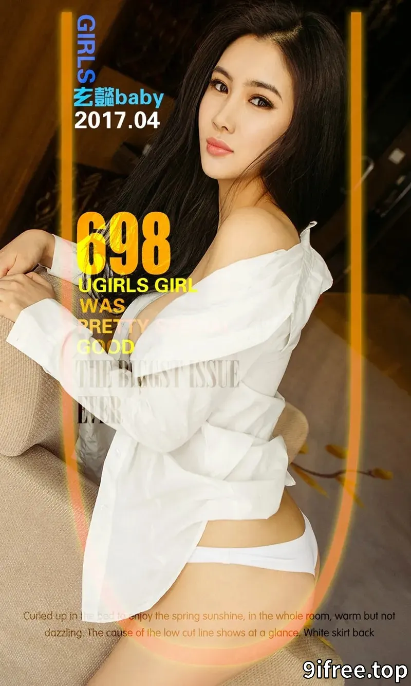 [Ugirls爱尤物] NO.698 嫩模玄懿baby黑色缕空蕾丝薄纱秀豪乳丁字裤美臀诱惑写真 - 就爱免费-就爱免费