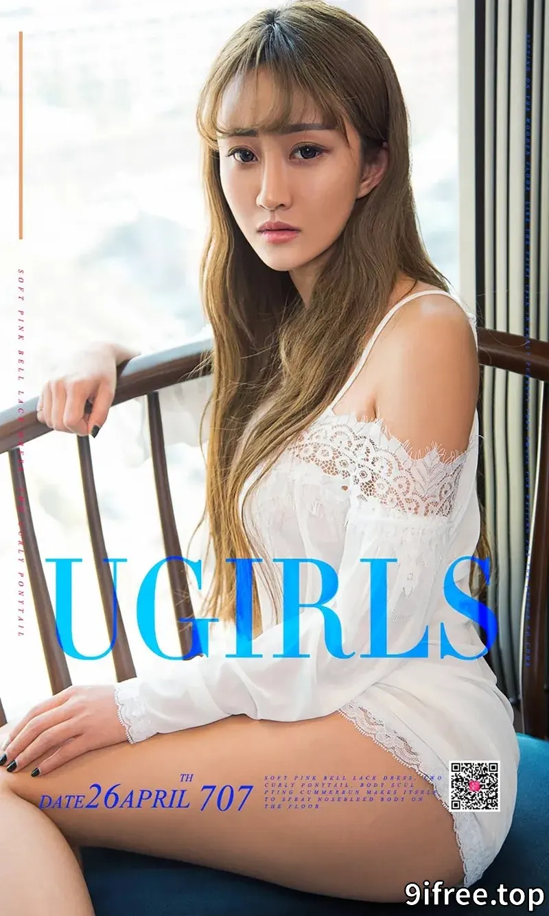 [Ugirls爱尤物] NO.707 嫩模王楠白色缕空蕾丝内衣秀傲人事业线火辣诱惑写真-就爱免费