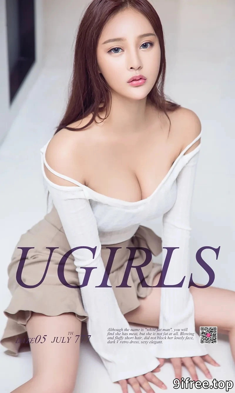 [Ugirls爱尤物] NO.777 嫩模刘曦莹黑色玫瑰花内衣秀迷人美胸丁字裤美臀诱惑写真-就爱免费