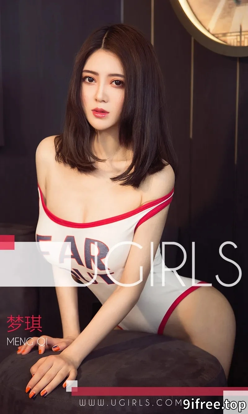 [Ugirls爱尤物] NO.1306 嫩模梦琪私房粉色高叉连体衣+白色短袖衫露豪乳诱惑写真-就爱免费