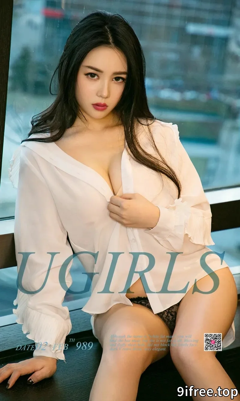 [Ugirls爱尤物] NO.989 嫩模雪莉性感猫女郎黑色情趣内衣配黑色吊带蕾丝袜诱惑写真-就爱免费