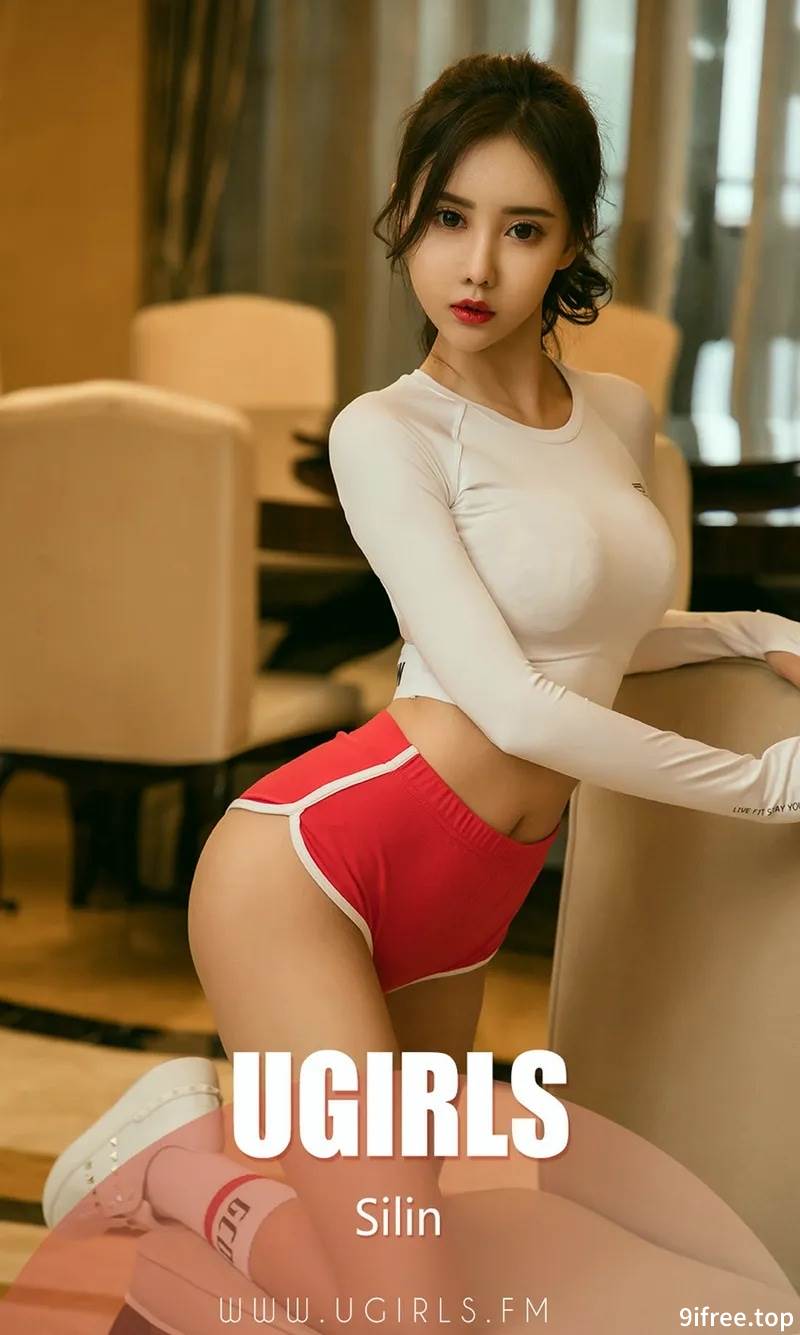 [Ugirls爱尤物] No.1377 嫩模Silin私房紧身运动服+白色吊带内衣秀完美身材诱惑写真