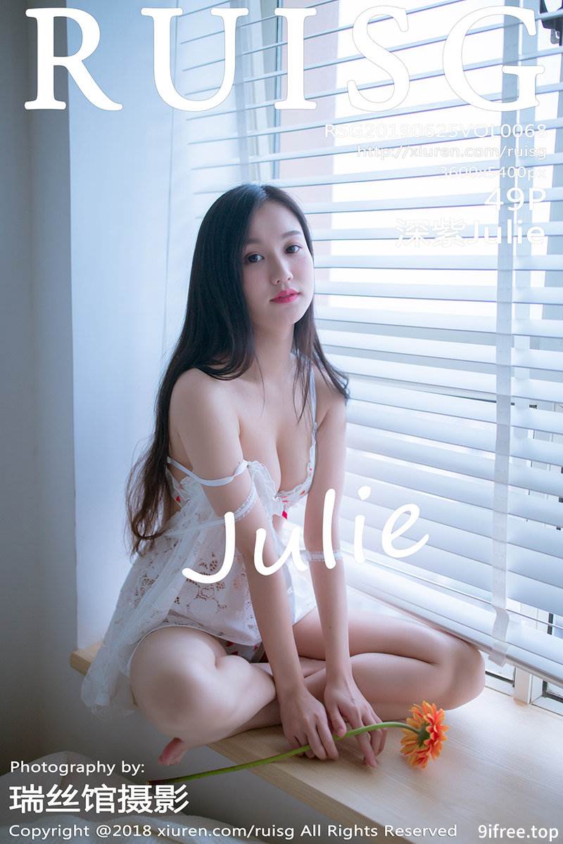 [RUISG瑞丝馆] Vol.068 嫩模深紫Julie私房清甜可人草帽女孩系列靓丽迷人写真