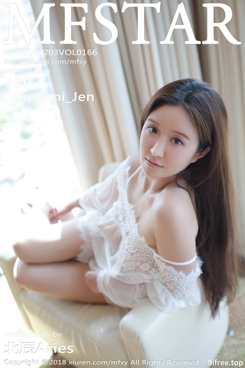 [MFStar模范学院] Vol.166 运动达人Jennanni_Jen白色蕾丝薄纱睡衣透视诱惑写真
