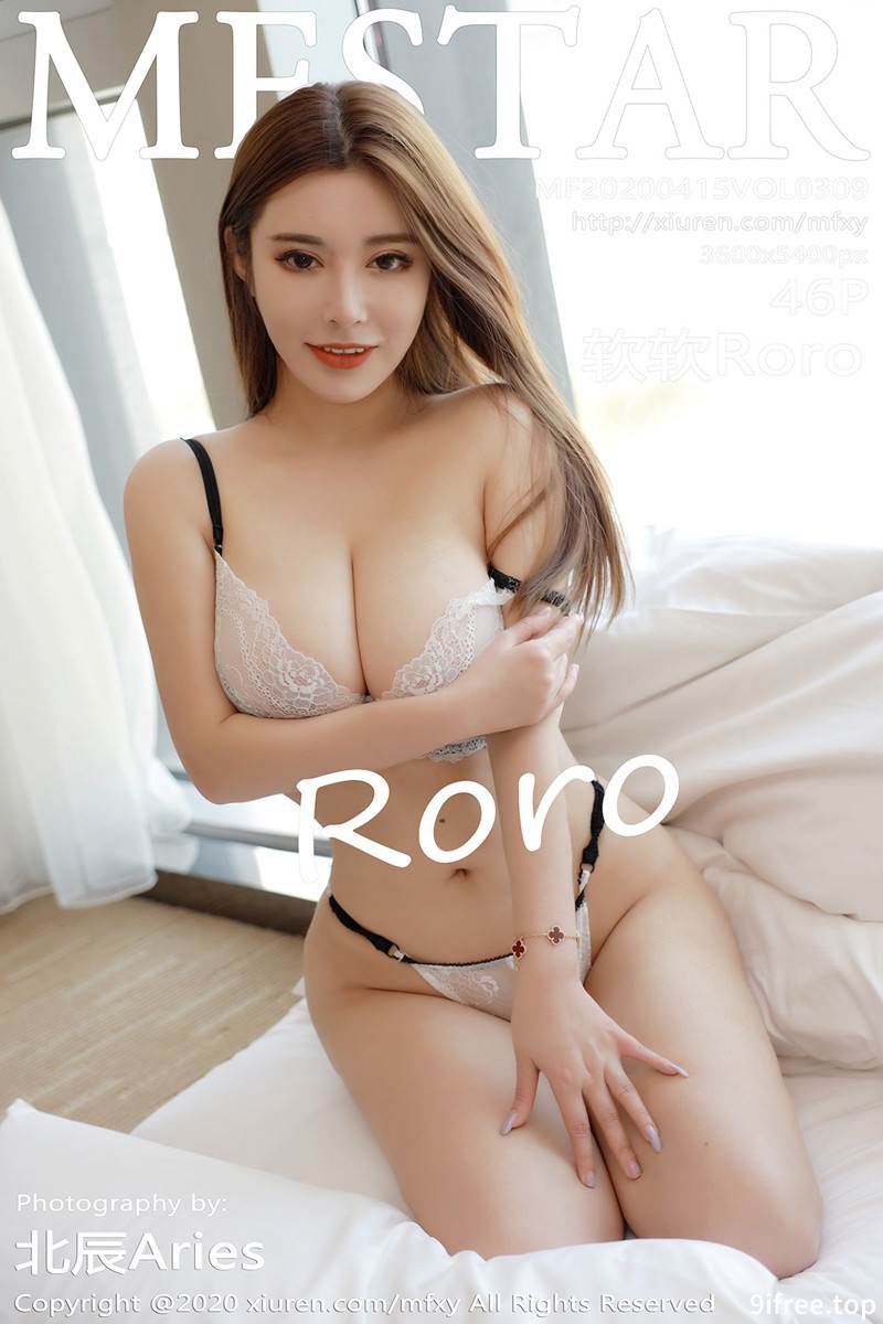 [MFStar模范学院] Vol.309 嫩模软软酱私房镂空蕾丝内衣半脱秀巨乳肥臀惹火诱惑写真