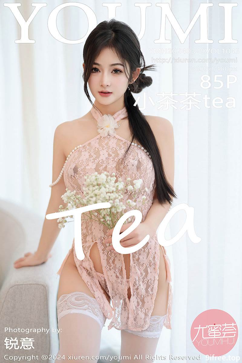 [YouMi尤蜜荟] Vol.1045_模特小茶茶tea粉色轻透蕾丝情趣睡裙配白丝袜秀惹火身段诱惑写真