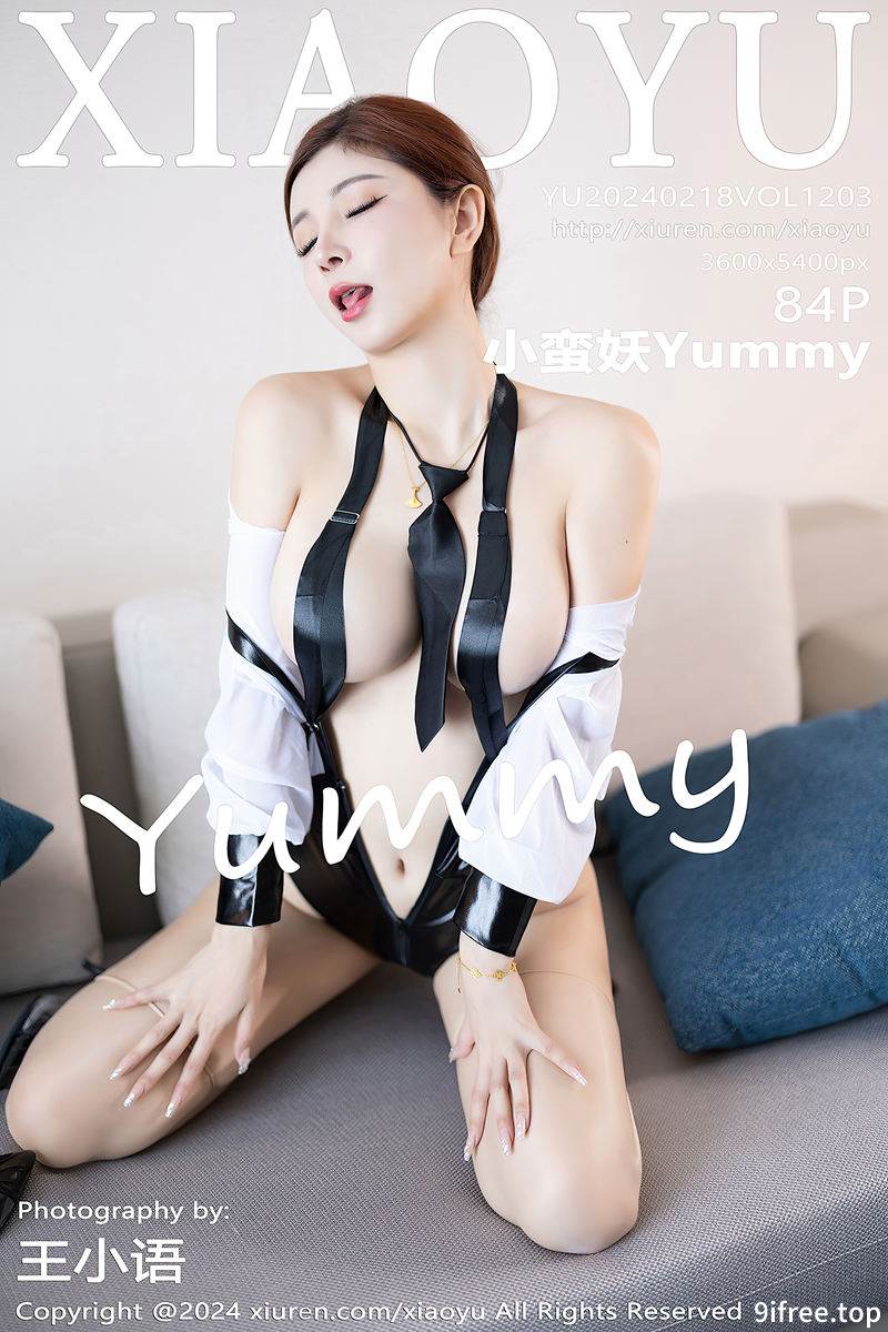 [XiaoYu语画界] Vol.1203 模特小蛮妖Yummy性感空姐制服露黑色情趣服秀曼妙身姿诱惑写真
