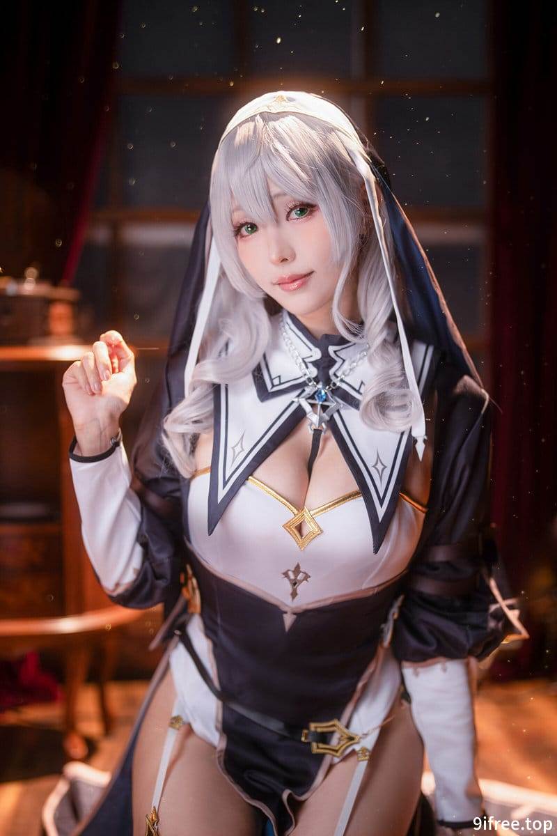 ElyEE子 Shirogane noel~Nun [27P+13V-206MB]