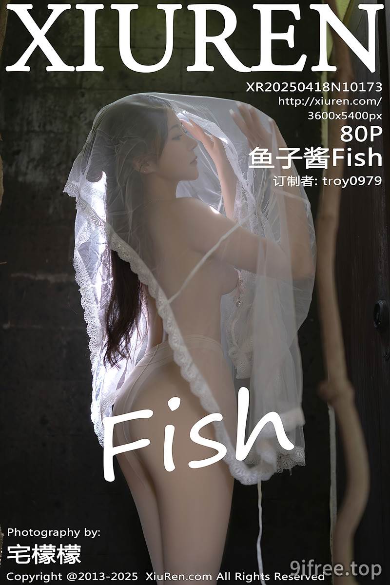 [XiuRen秀人网] NO.10173 模特鱼子酱Fish性感白色轻透连衣裙透视秀惹火身材撩人诱惑写真