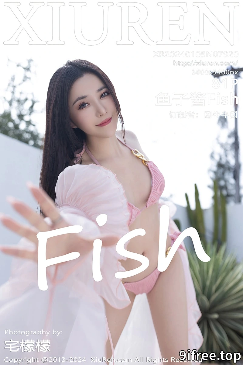 [XiuRen秀人网] No.7920 模特鱼子酱Fish泳池边性感粉色比基尼服饰秀曼妙身姿诱惑写真