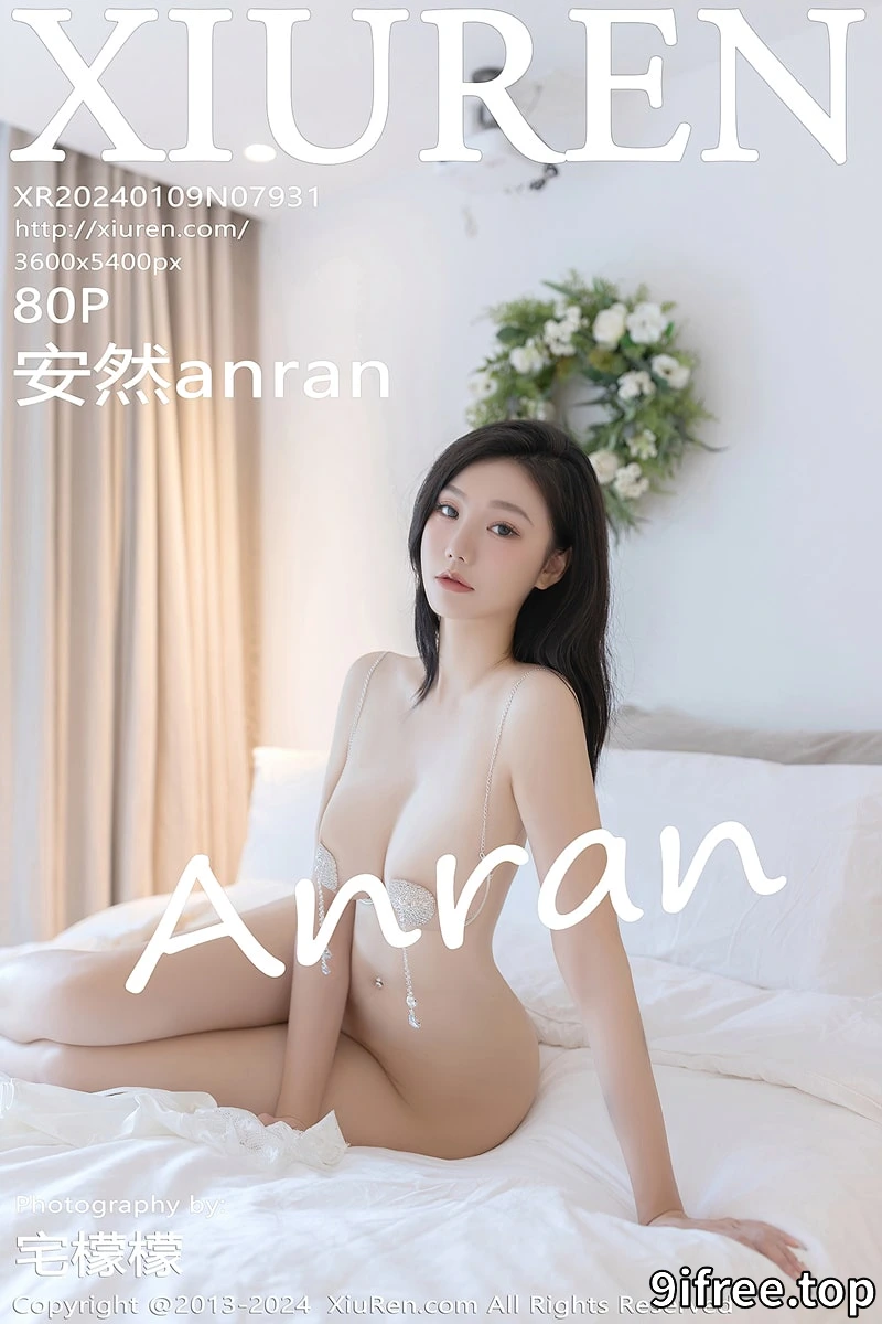 [XiuRen秀人网] No.7931 模特安然anran性感白色轻透薄纱情趣服露火辣身材遮点诱惑写真