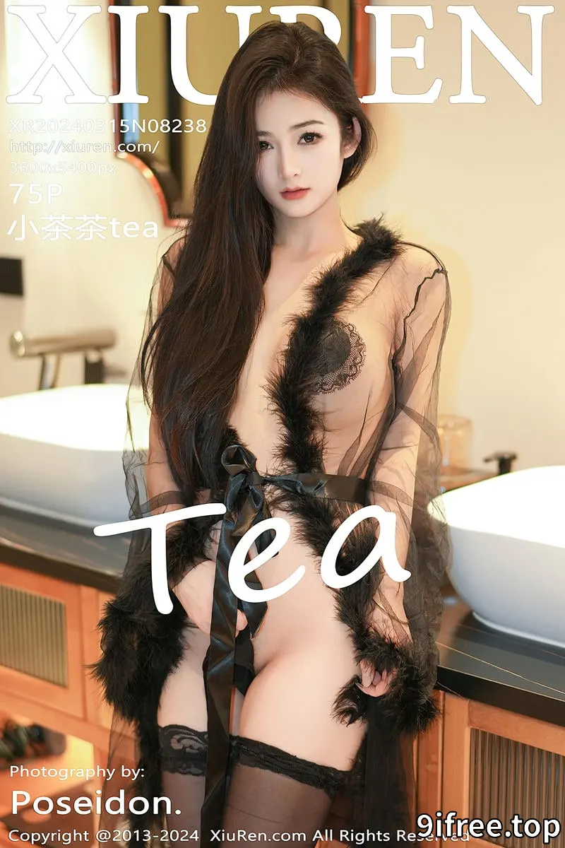 [XiuRen秀人网] No.8238 模特小茶茶tea性感黑色薄纱情趣服饰配黑丝袜秀惹火身材诱惑写真