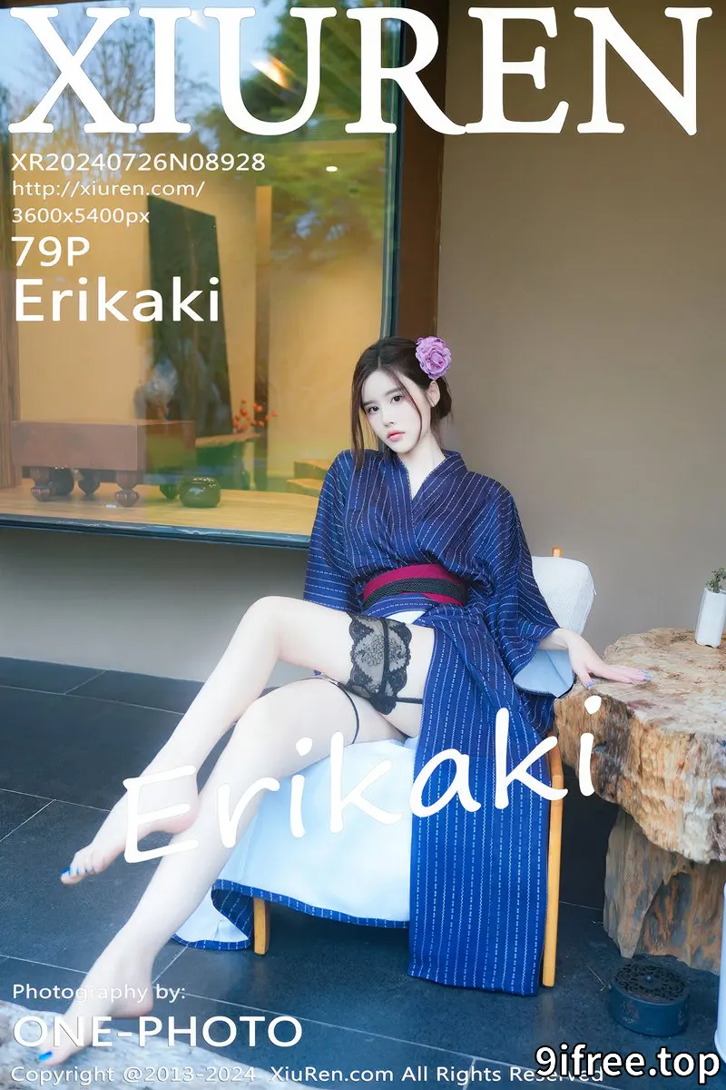 [XiuRen秀人网] NO.8928 模特Erikaki户外枷锁主题性感黑色情趣内衣秀白嫩美腿诱惑写真