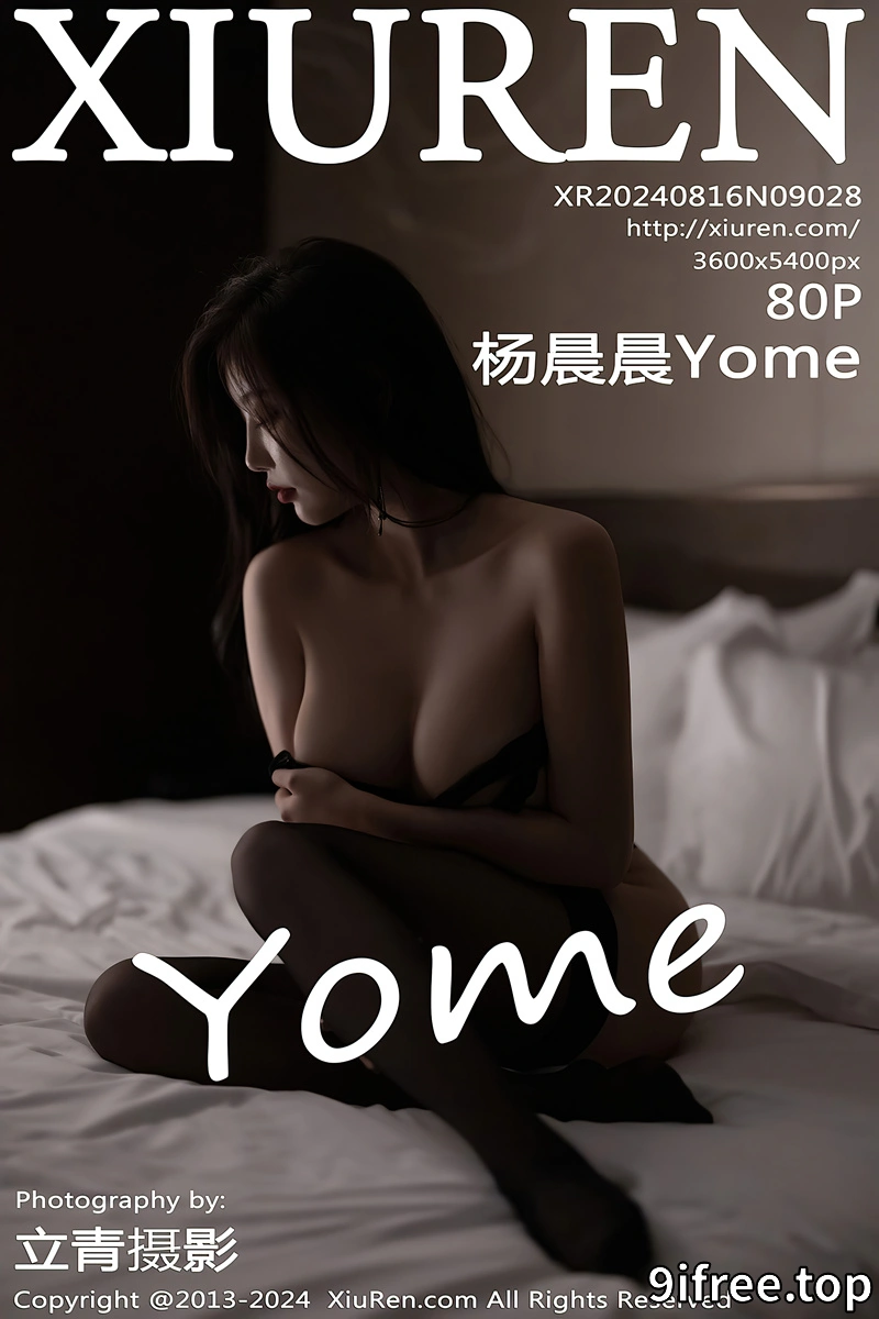 [XiuRen秀人网] NO.9028 女神杨晨晨Yome性感黑色情趣服饰配黑丝袜秀丰腴身材诱惑写真