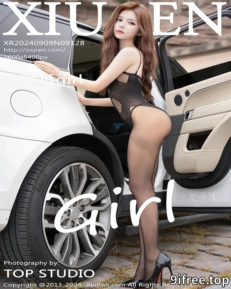 [XiuRen秀人网] NO.9128 模特拍黄瓜girl性感黑色情趣服饰配黑丝裤袜秀曼妙身姿诱惑写真