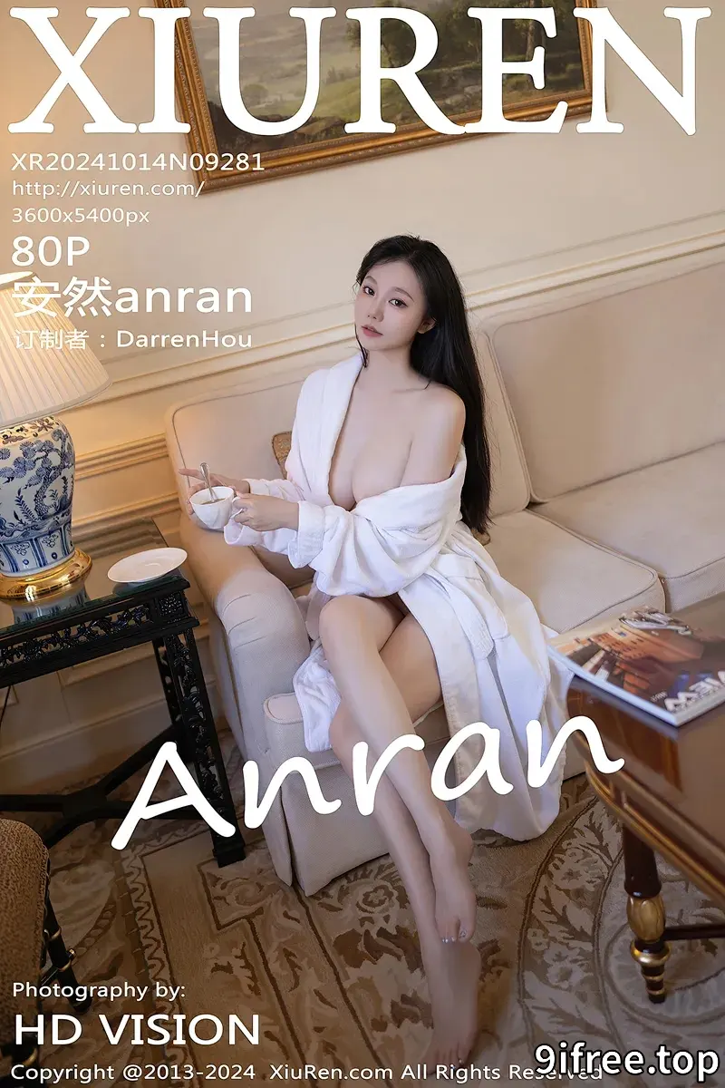 [XiuRen秀人网] NO.9281 模特安然anran性感白色浴袍配白色浴巾秀柔美身段撩人诱惑写真