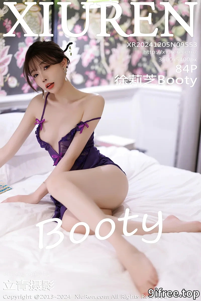 [XiuRen秀人网] NO.9553 女神徐莉芝Booty性感花色旗袍+紫色连衣裙秀曼妙身姿诱惑写真