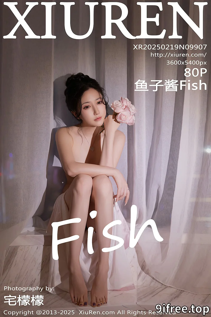 [XiuRen秀人网] NO.9907 模特鱼子酱Fish生日主题白色内衣配超薄肉丝秀曼妙身姿诱惑写真
